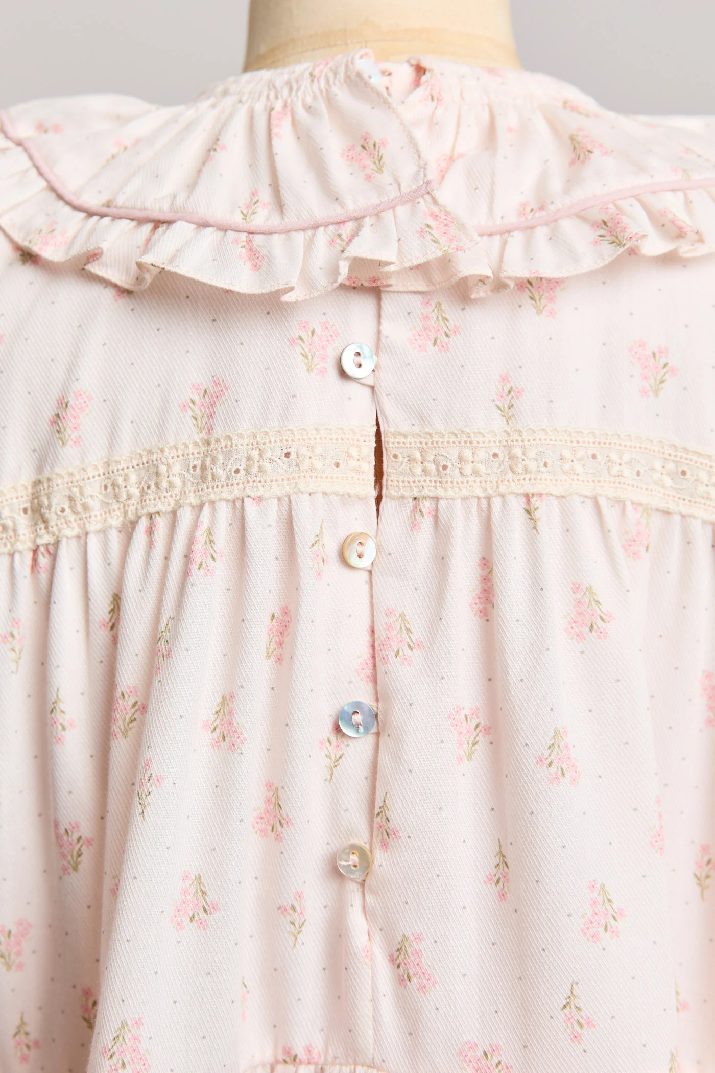 Raspberry Dress Short Sleeve - Pink Daisies - Image 6