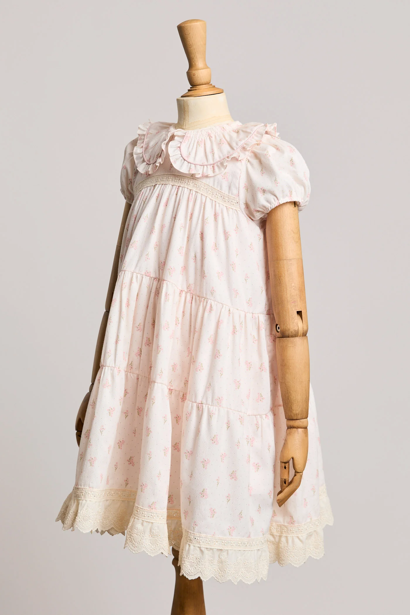 Raspberry Dress Short Sleeve - Pink Daisies - Image 7