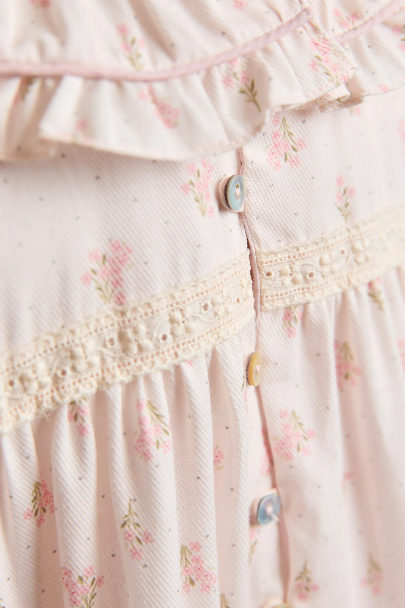 Raspberry Dress Short Sleeve - Pink Daisies - Image 9