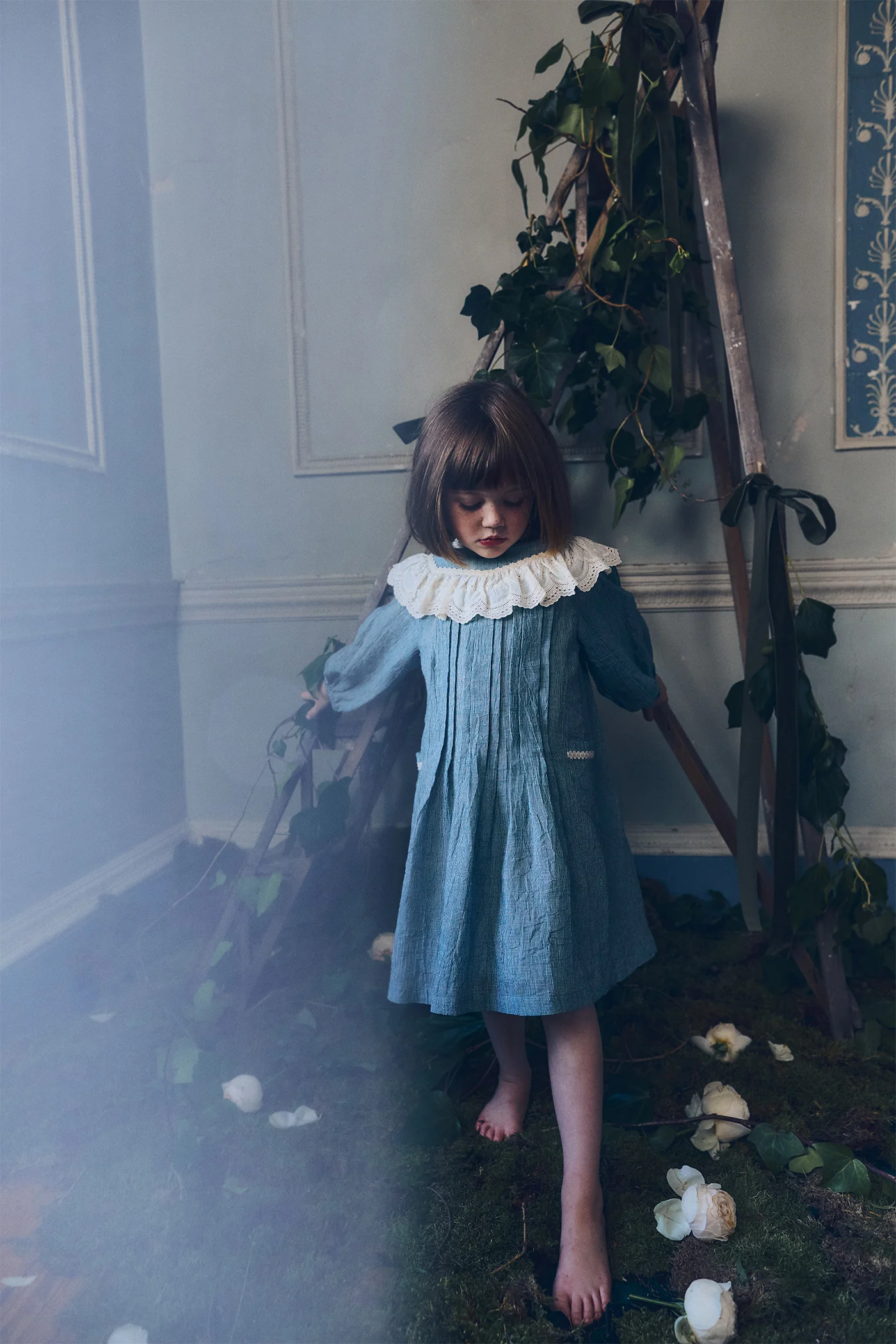 Salt Dress in Teacup Teal Cream - Image 7