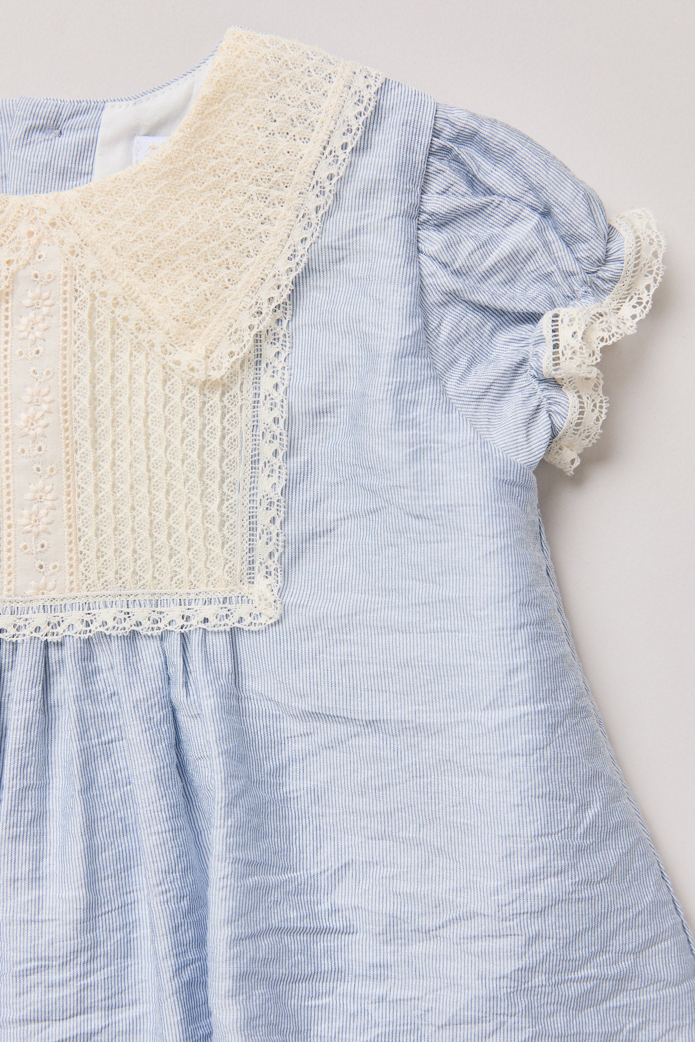 Baby Pleated Dress in Seaside - Image 4