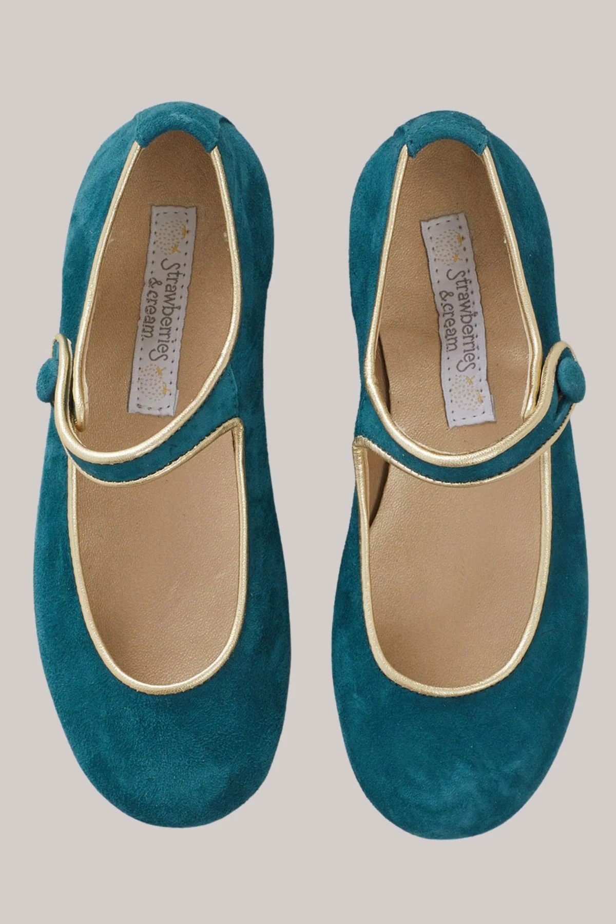 Mary Jane - Suede Aqua