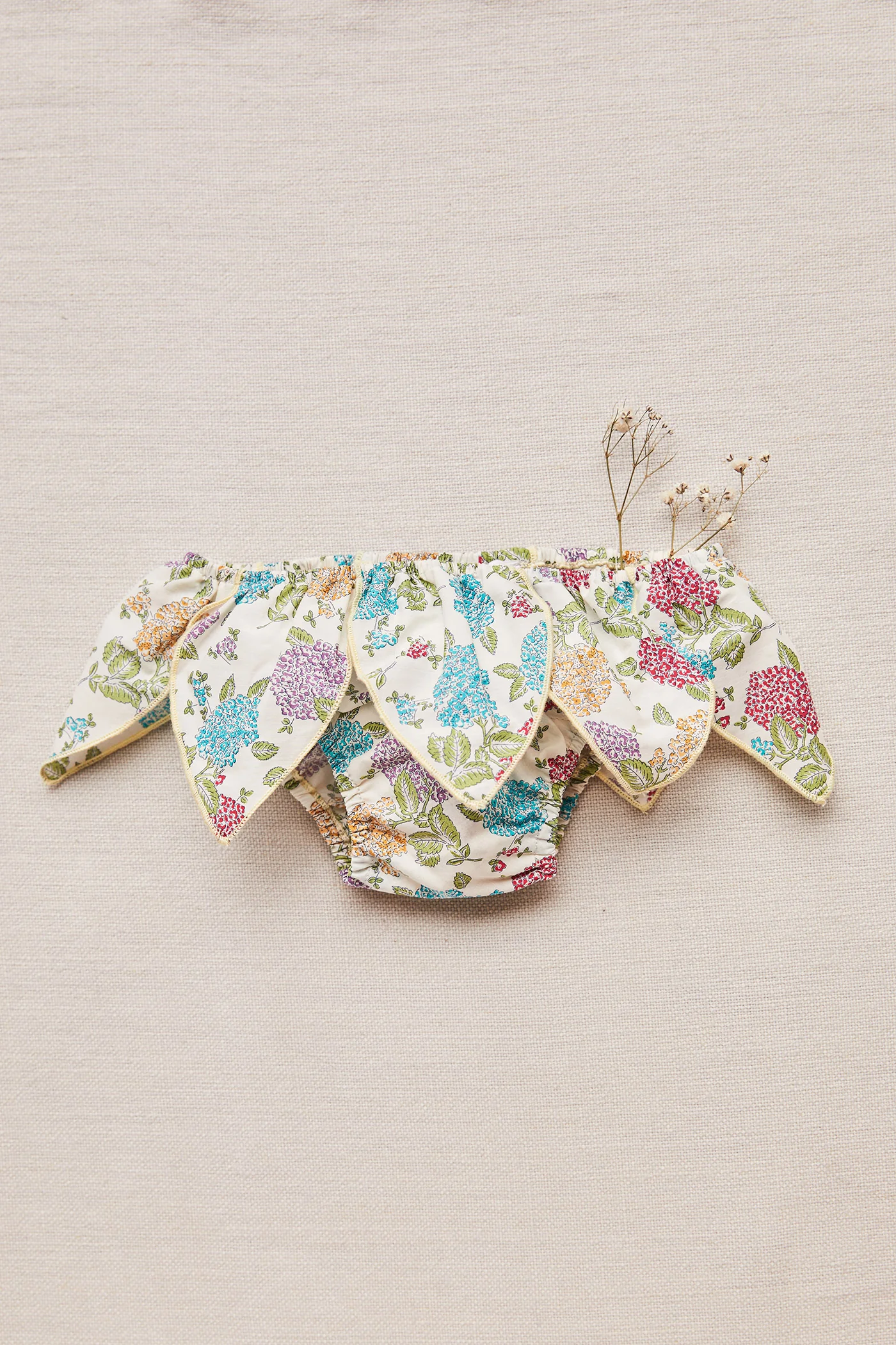 Teardrop in Blue, purple and orange flowers Liberty fabric - Swimwear Bottoms