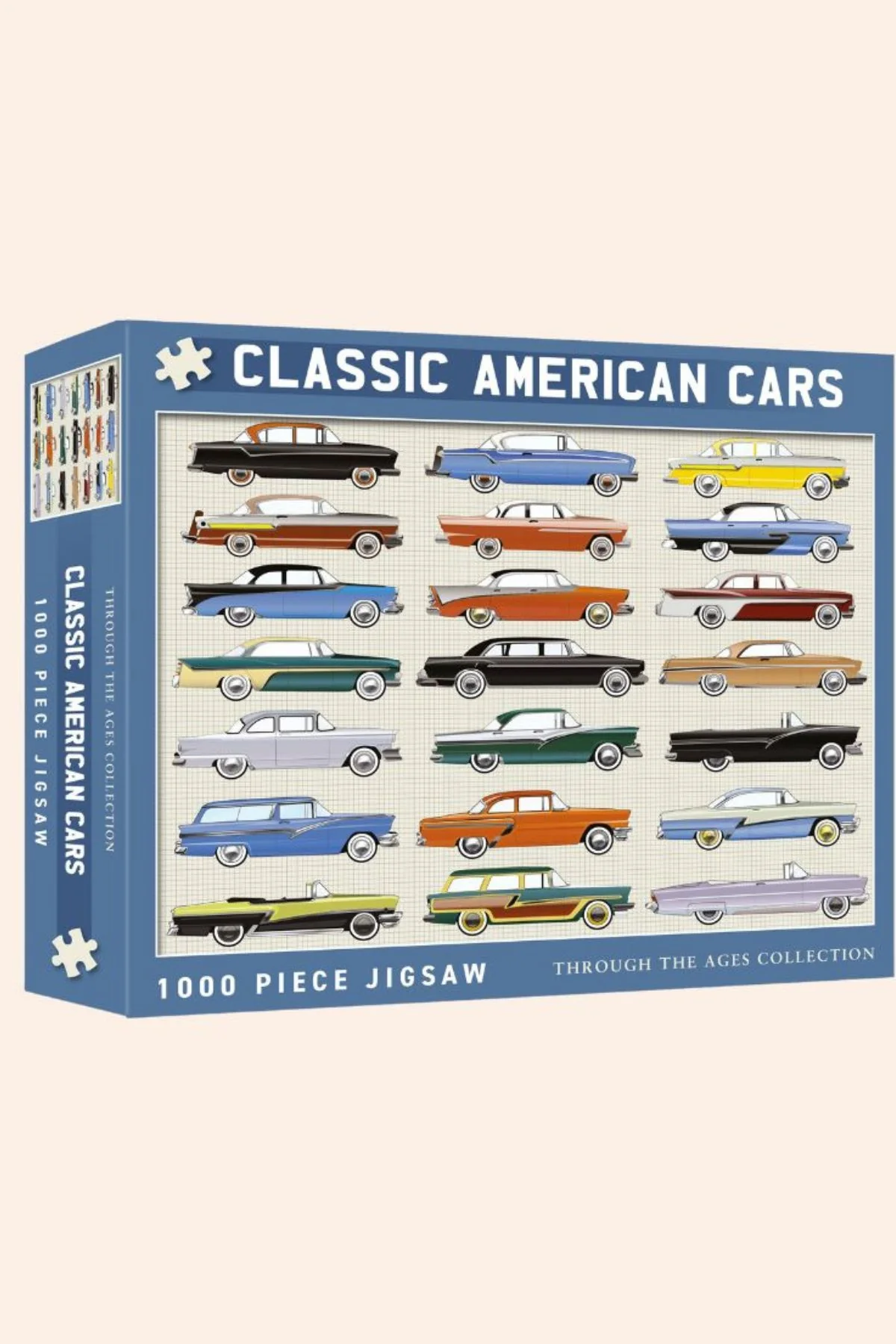 The Coach House - Classic American Cars - 1000 Pieces Jigsaw - Image 2
