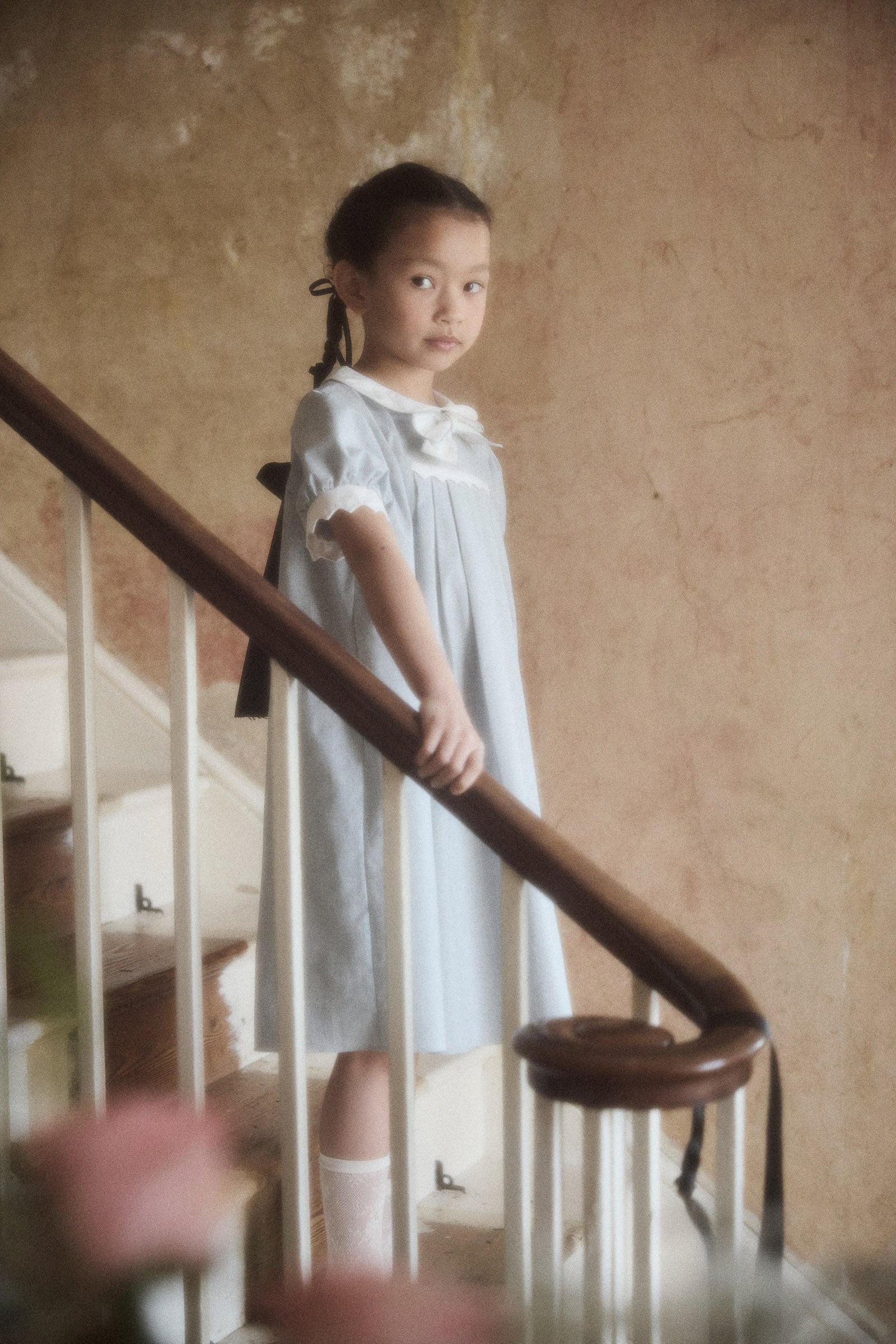 Zigzag Dress in Misty Blue - Image 4
